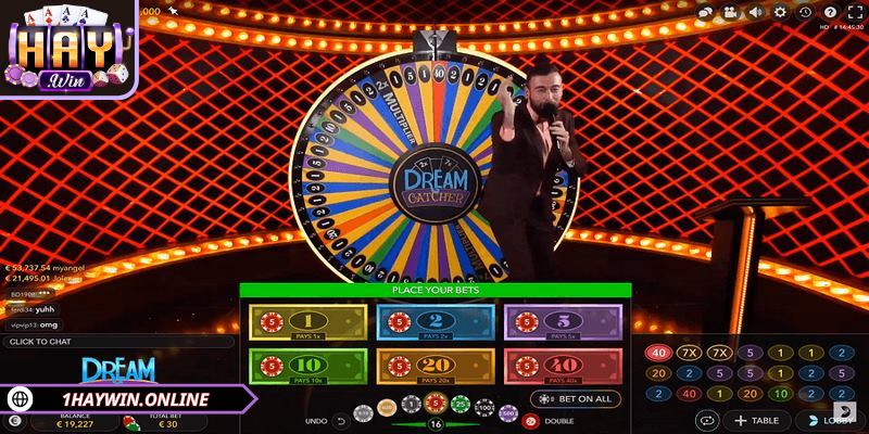 Thiết kế giao diện phòng live casino HAYWIN bắt mắt