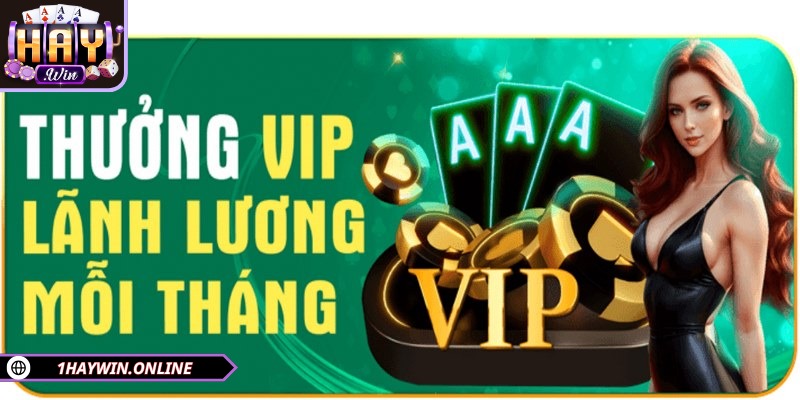 Các loại thưởng VIP tại nền tảng